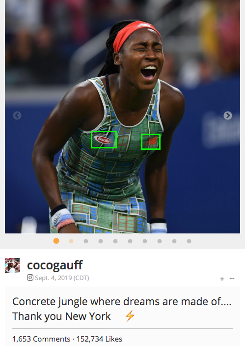 coco gauff celebrating at the us open