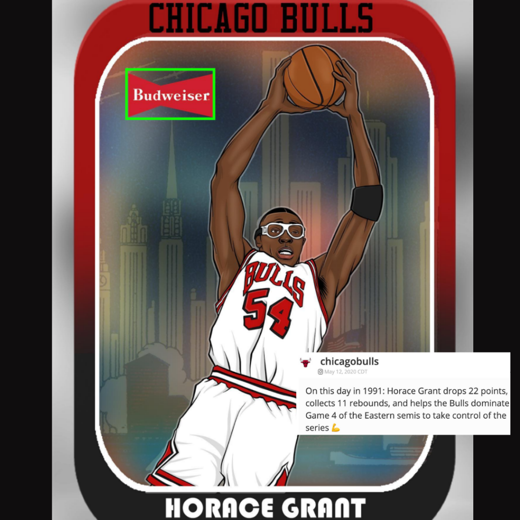 Chicago Bulls Horace Grant Cartoon