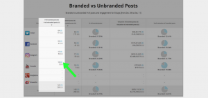 Blinkfire Media Kit: Branded vs Unbranded Posts