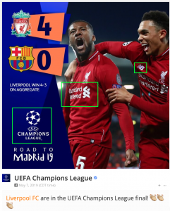 Liverpool defeats FC Barcelona in CL