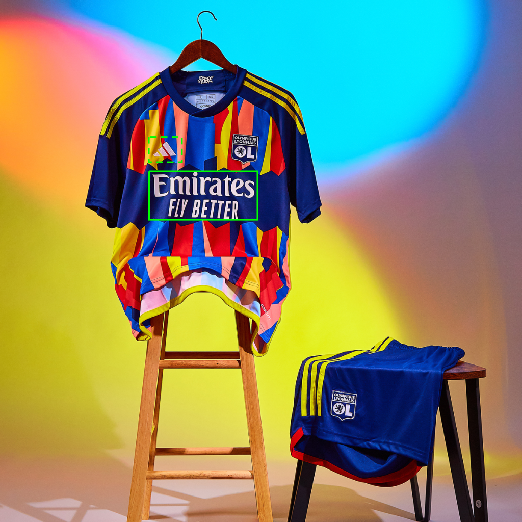 Olympique Lyonnais artistic kit design made by Adidas and French urban artist "Poter"