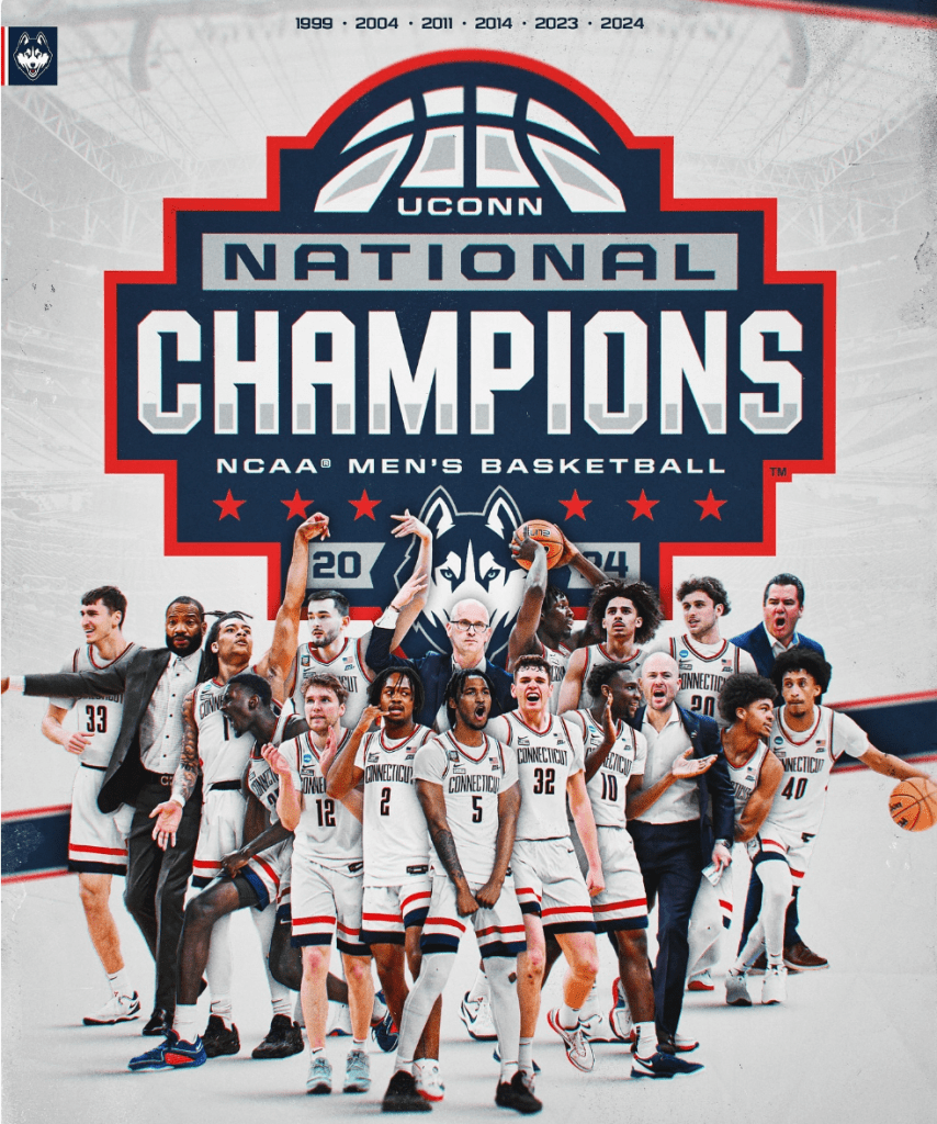 UConn Men's Basketball 2024 March Madness National Champions