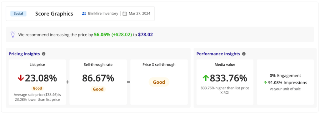 Pricing Recommendations