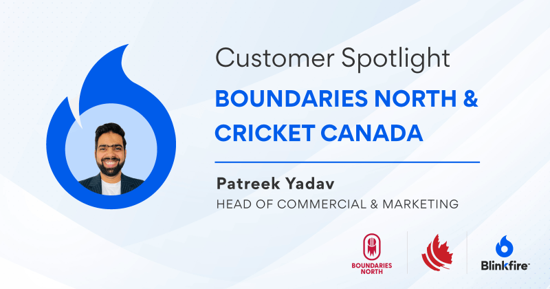 Customer Spotlight: Prateek Yadav of Boundaries North & Cricket Canada