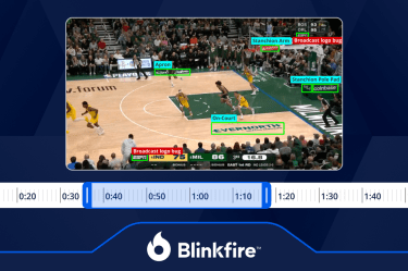 An image of basketball court showing blinkfire's TV Clipping